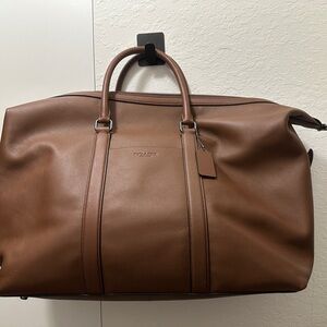 Coach Travel Brown Leather Bag